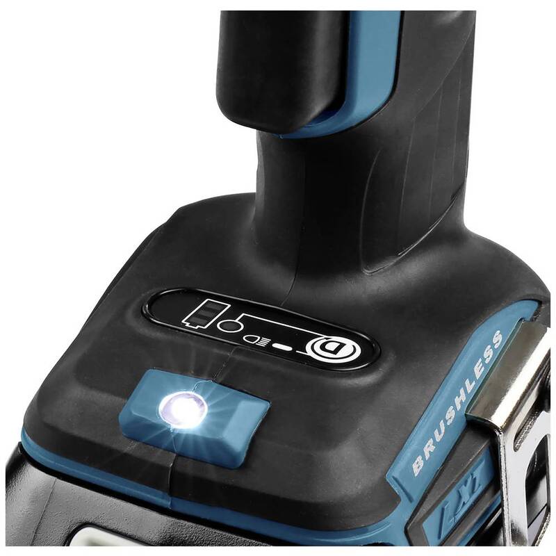 Makita Akku-Schrauber DFS452RTJ 18V 5Ah Li-Ion Schrauber mit Gürtelklip Licht - 0088381813594