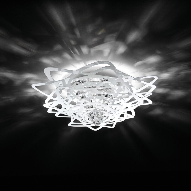 Slamp Deckenleuchte Deckenlampe Aurora Designerleuchte weiß SIEHE TEXT/FOTO - 8024727039121
