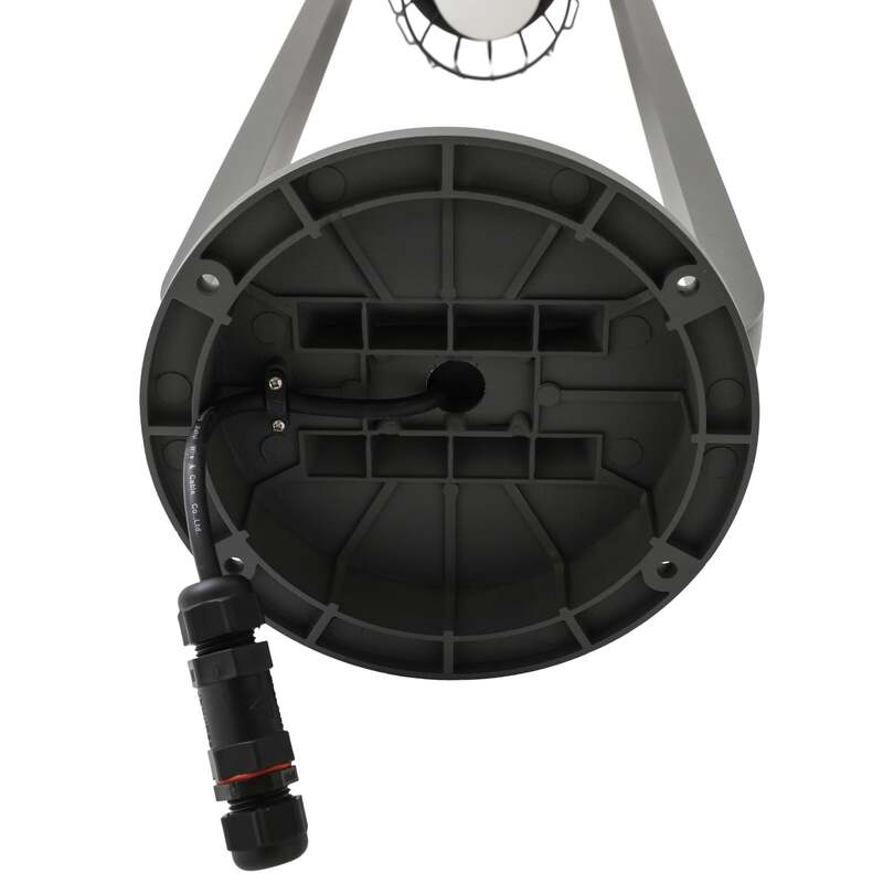 Lucande Wegeleuchte Chandan LED Gartenleuchte dimmbar anthrazit 90cm Aluminium - 4251911764338