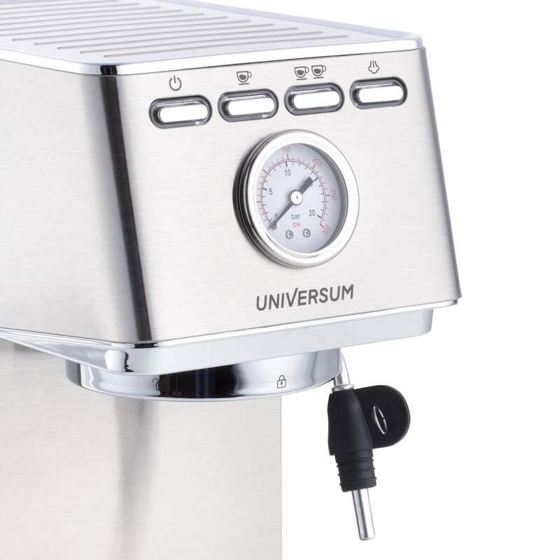 Universum KM 400-21 Oprima Siebträger Espressomaschine Kaffeemaschine Edelstahl - 4260473221692