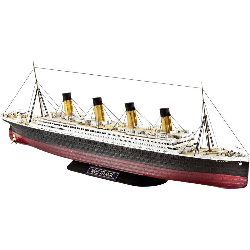 Revell Schiffsmodell Bausatz R.M.S. Titanic 1:700 Modellboot 132 Teile 385cm - 4009803052106