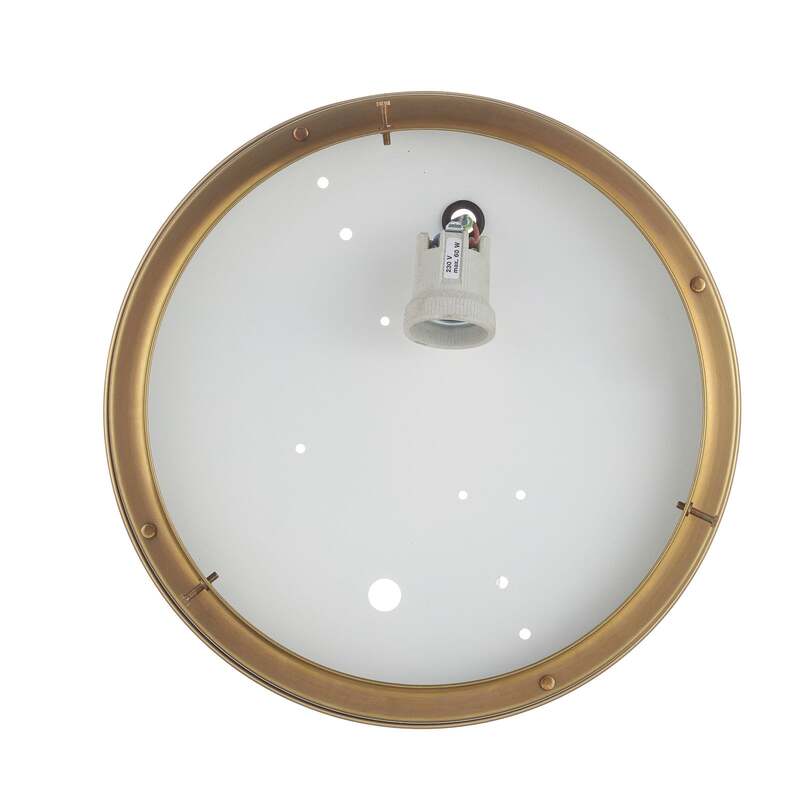 Berliner Messinglampen Deckenleuchte Harry LED Lampe dimmbar messing Ø30cm - 4043783504019