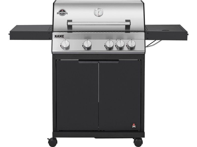 Jamestown-Grill Kane 4 Gasgrill 4-Brenner Seitenkocher 15kW Grillgerät BBQ - 4007873219498