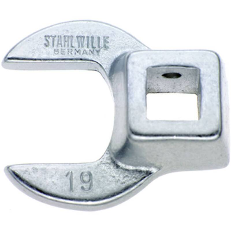 Stahlwille Aufsteckmaulschlüssel Maulschlüssel Crow-Foot 19 mm Chromstahl - 4018754003563