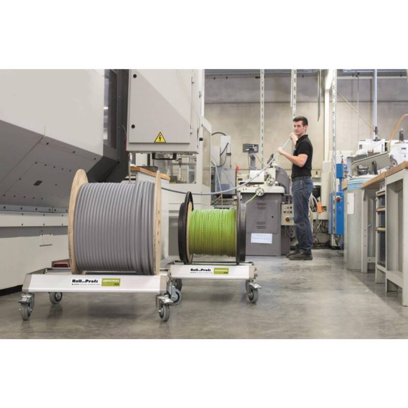 Lübbering RollProfi Original XL 200kg Kabeltrommelabroller Messgeräte 900mm - 4251736300032