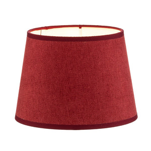 6x B-Ware DUOLLA Lampenschirm Classic S gewebt rot Leuchte Lampe stilvoll Made in Europe