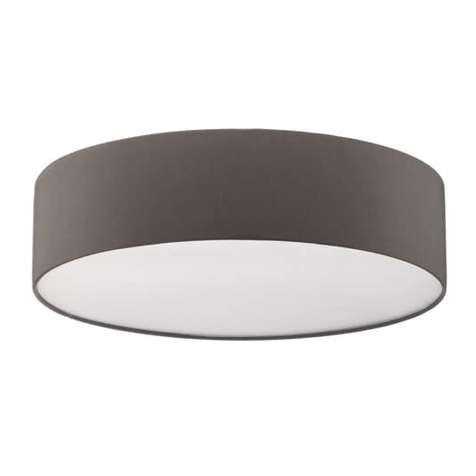 Euluna Deckenleuchte Rondo LED Lampe dimmbar grau 45cm Ø Metall/Textil - 5901780510879