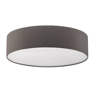 B-Ware Euluna Deckenleuchte Rondo LED Lampe dimmbar grau 45cm Ø Metall/Textil