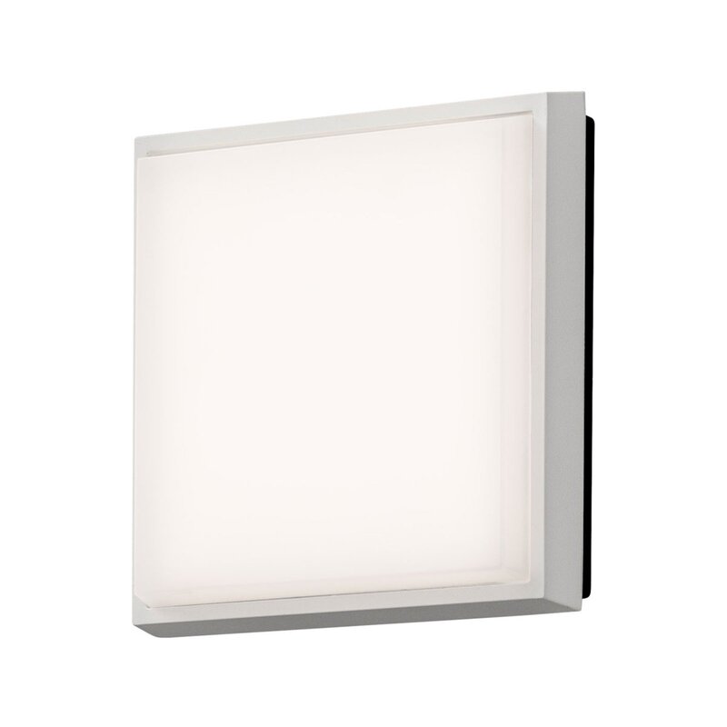 Außenwandleuchte Wandlampe Konstsmide LED Cesena weiß matt Aluminium Kunststoff - 7318307975253