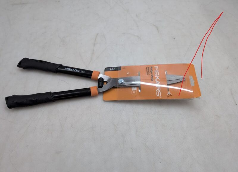 Fiskars Heckenschere Solid HS21 Strauchschere Astschere Gartenwerkzeug robust - 6411501150271