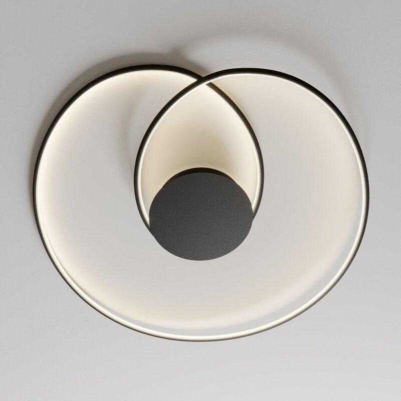 Lindby Joline LED-Deckenlampe Deckenleuchte Hängelampe Lampe LED 28W schwarz260 - 4251096564044