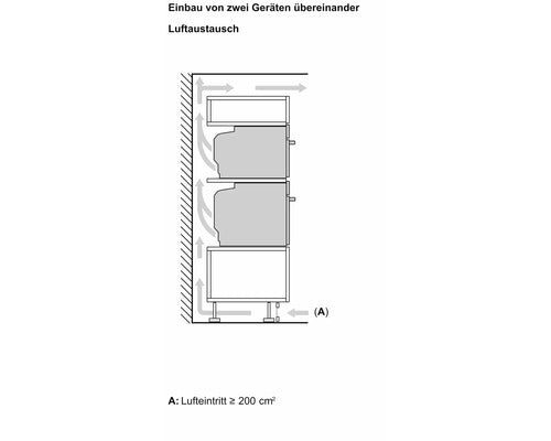 Bosch Backofen HBG7764B1 Elektrobackofen 71l 14 Funktionen schwarz 59,4x59,5cm - 4242005326679