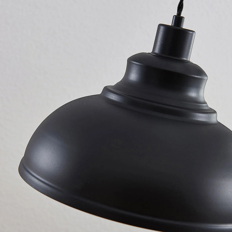 Lindby Pendellampe Hängeleuchte Albertine LED dimmbar schwarz gold Ø29cm 150cm - 4251096557466