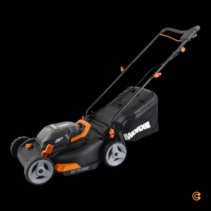 WORX WG743E Akku-Rasenmäher inkl. Akkus und Ladegerät Rasen Mäher Handrasen562 - 6924328338420