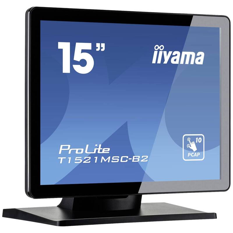 Iiyama Touchscreen-Monitor 15 Zoll ProLite T1521MSC-B2 1024x768 8ms schwarz VESA - 4948570120642