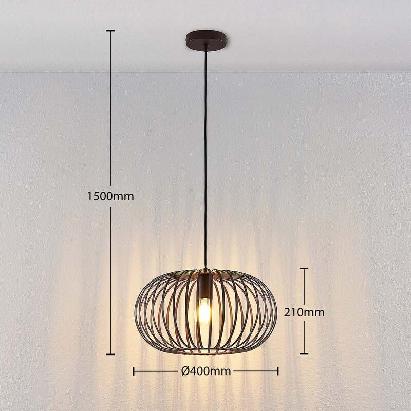 Lindby Nahele Hängeleuchte Pendelleuchte Deckenlampe Leuchte Lampe Käfig LED529 - 4251096581942