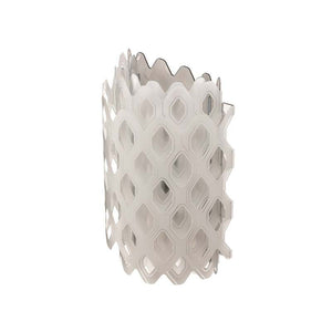 B-Ware Slamp Wandleuchte Wandlampe Charlotte Weiß Wabenmuster Polymer SIEHE TEXT