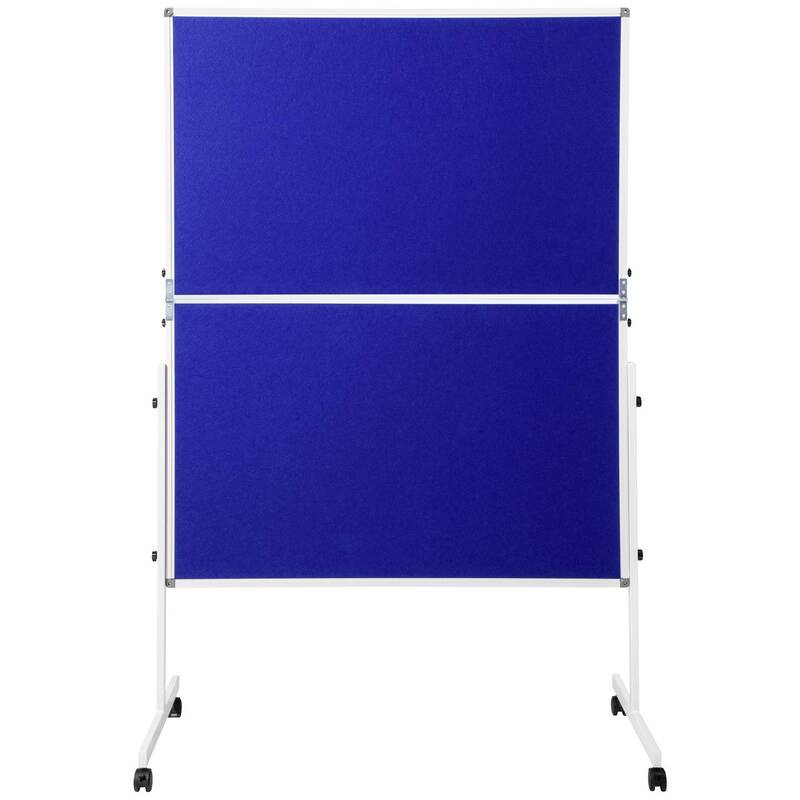 SpeaKa Professional Moderationstafel Filz Blau zusammenklappbar 1250x1850mm - 4064161314143