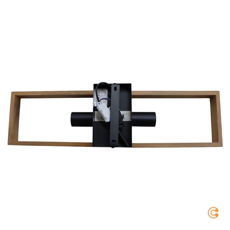 JUST LIGHT Deckenleuchte Lampe Leuchte JUST LIGHT Frame braun schwarz Holz 2flg - 4043689983116