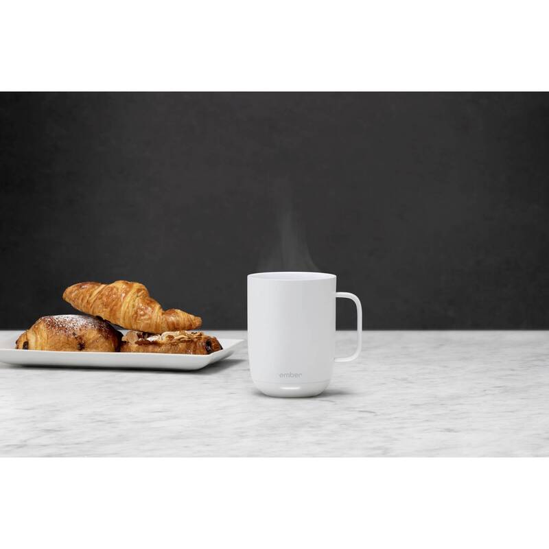 Ember Becher Tasse Mug weiß Beheizbarer Becher Keramik 414 ml Smart DEFEKTWARE - 0810011401280