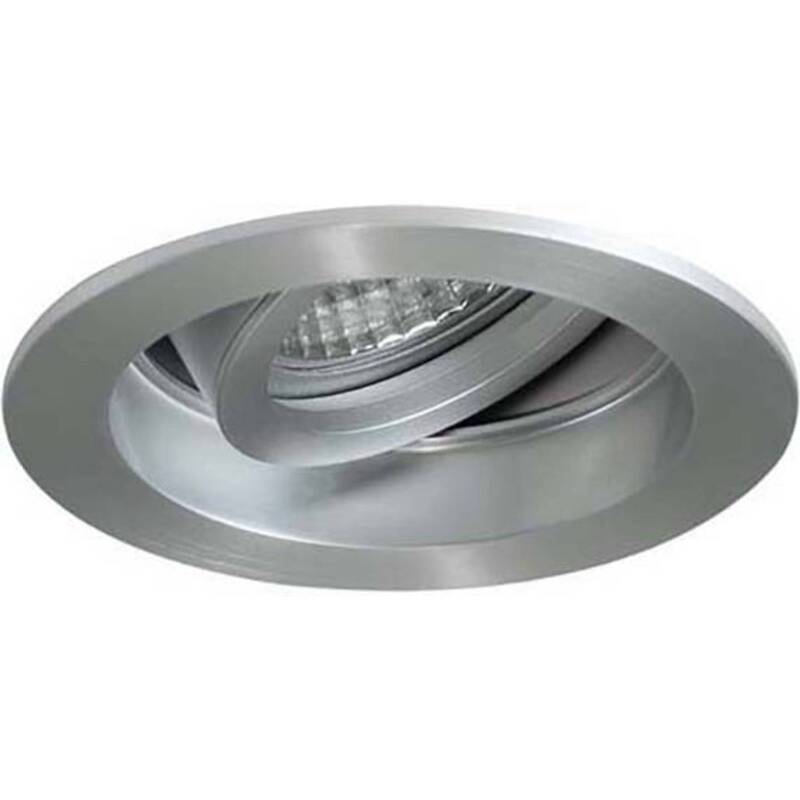 Brumberg Einbauleuchte Halogen GX5.3 50W dimmbar schwenkbar Aluminium weiß 80mm - 4251433916598