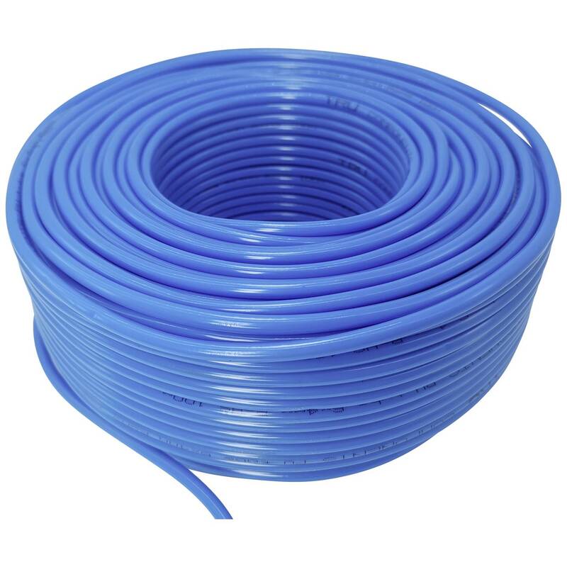 TRU COMPONENTS Druckluftschlauch Polyurethan 100m 2.5mm 10bar Blau flexibel - 4064161224510