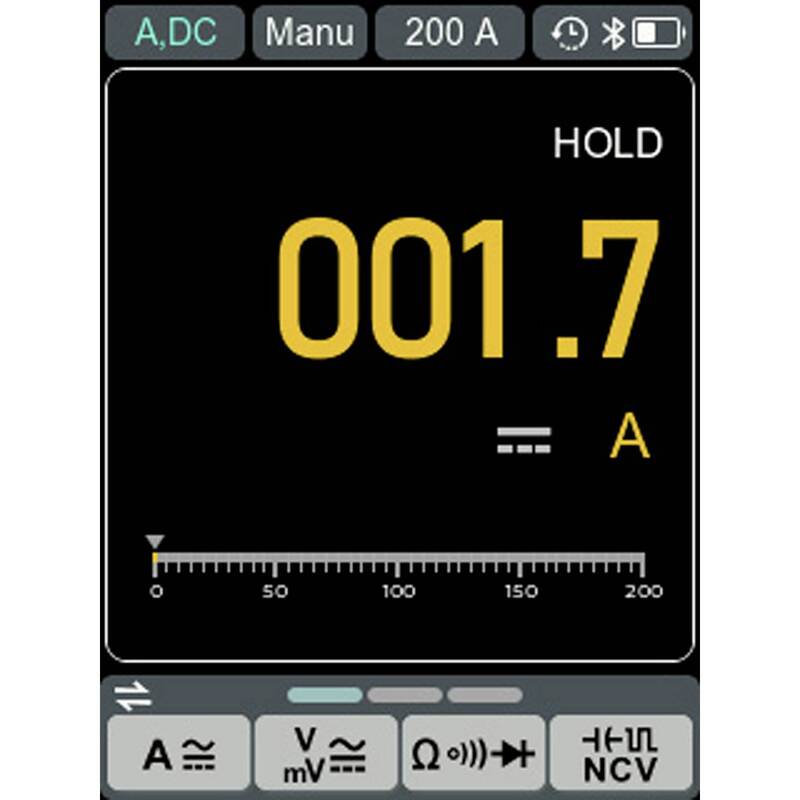 Voltcraft Strommesszange Zangenamperemeter Oszilloskop VC-1120 True RMS Digital - 4064161482408