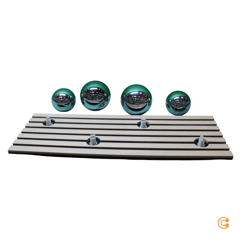JUST LIGHT Deckenleuchte Deckenlampe Green Stika Holz Glas rauchgrau G9 LED - 4043689004248