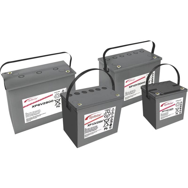 GNB Sprinter P12V600 NAPW120600HP0MA Batterie VRLA 12 V 24 Ah AGM Akku-Batterie - 2050001754745