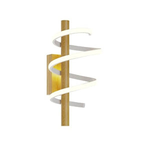 B-Ware Lucande Milora LED-Wandleuchte Wandleuchte Designerleuchte Lampe Wand Eiche weiß