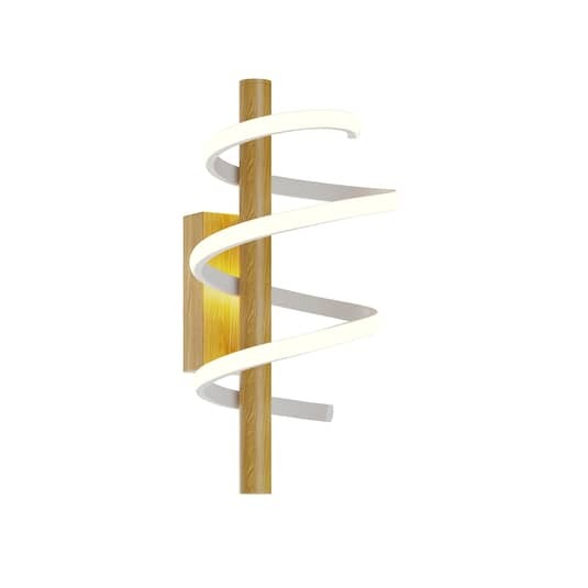 Lucande Milora LED-Wandleuchte Wandleuchte Designerleuchte Lampe Wand Eiche weiß - 4251096584851