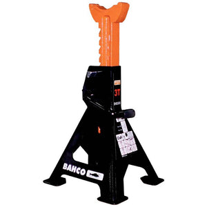 B-Ware Bahco Unterstellböcke 6 t, Paar, max. Arbeitshöhe 620 mm, Schwarz/Orange