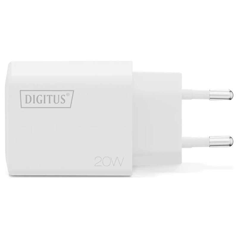 Digitus USB Ladegerät DA-10300 20W 1x USB-A 1x USB-C Ladegerät weiß kompakt - 4016032505808