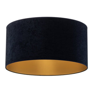 B-Ware Duolla Golden Roller Deckenlampe Pendelleuchte Lampe dunkelblau gold E27 Licht