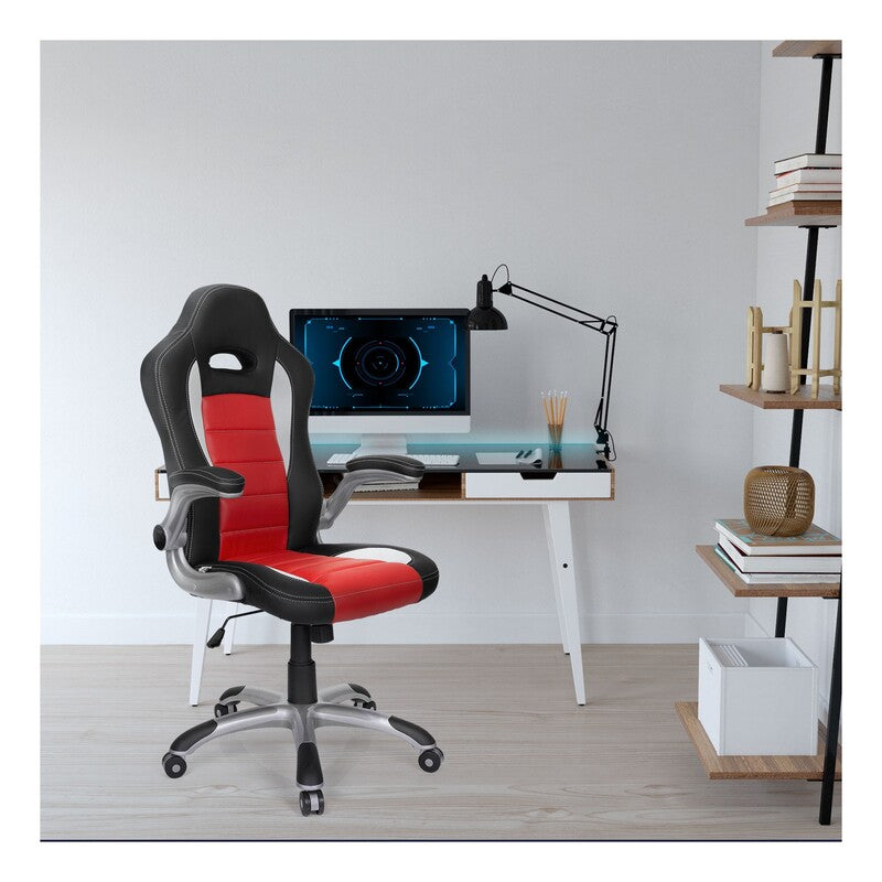hjh OFFICE Gaming Stuhl Bürosessel Chefsessel Sessel Stuhl rot schwarz984 - 4251084642631