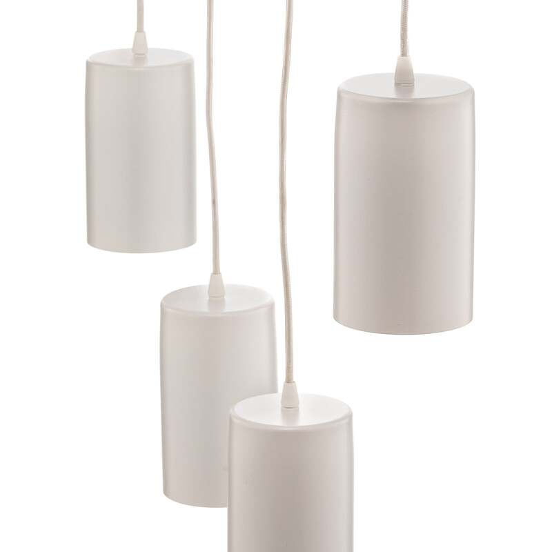 Pendelleuchte ZW Tube 170 Hängeleuchte 5-flammig dimmbar weiß 95x10cm Stahl - 5907623621931