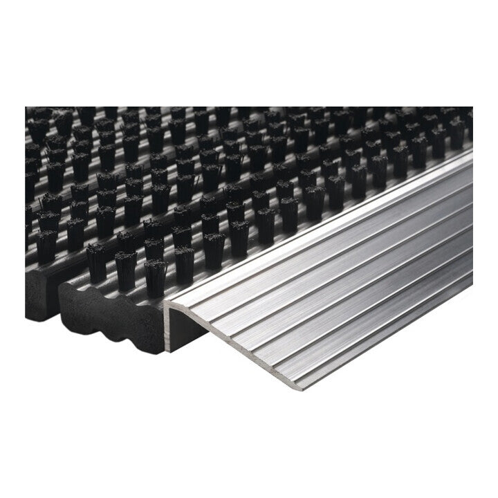 Hamat Fußmatte Matte Eingang Alu-Anlaufkante schwarz 430x750x22mm 4 STÜCK - 8712088066930