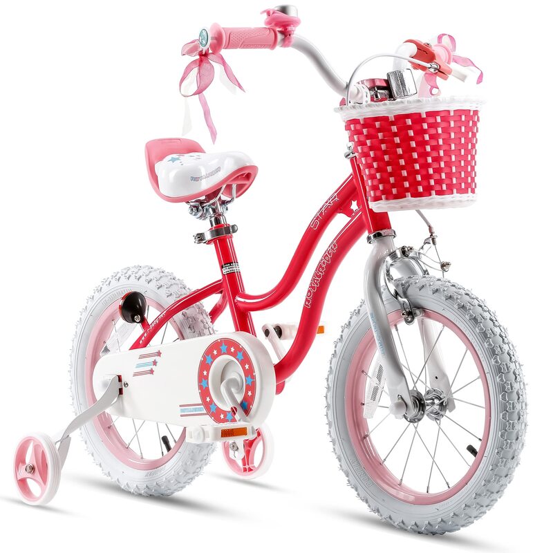 RoyalBaby Stargirl Kinderfahrrad Fahrrad Mädchen Neon Pink 16 Zoll DEFEKTWARE - 6970962668881