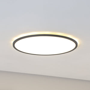 B-Ware TK Lighting LED-Panel Deckenleuchte Panel Aqua LED rund schwarz Metall  718
