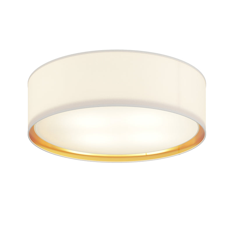 TK-LightingDeckenleuchte Bilbao LED Lampe dimmbar weiß gold Ø60cm 17cm Höhe - 5901780534332