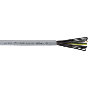 B-Ware LAPP Steuerleitung Steuerkabel ÖLFLEX CLASSIC 110 18 G 1 mm² Grau 1 m 7 STÜCK