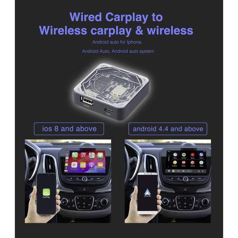RENKFORCE Adapter Verbindung CarPlay Android Auto Smartphone USB Kabel Schwarz - 4064161337999