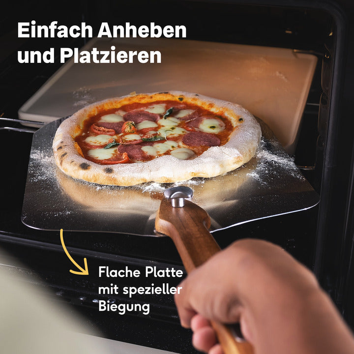 SILBERTHAL Pizza-Schaufel Edelstahl Pizzaschieber Brotschaufel Flammkuchen842 - 4260470464467
