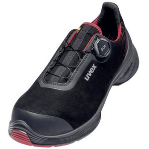B-Ware Uvex Sicherheitshalbschuhe S3 SRC uvex 1 G2 BOA Fit System Größe 49 schwarz rot
