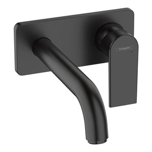 B-Ware Hansgrohe Waschtischarmatur Einhebelmischer Vernis Shape schwarz 207mm matt