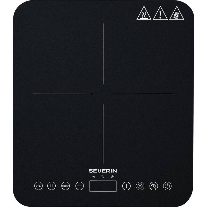 Severin Induktionsplatte Kochplatte 2000W 10 Leistungsstufen schwarz 310x270mm - 4008146048647