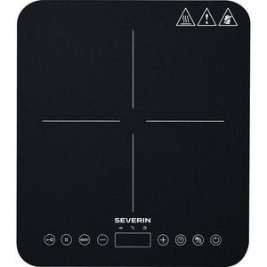 B-Ware Severin Induktionsplatte Kochplatte 2000W 10 Leistungsstufen schwarz 310x270mm