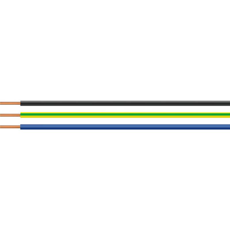 HELU Einzelader Leitung Kabel H07V-U Rot PVC 1 x 2.50 mm² eindrähtig 100 m - 2050007234432