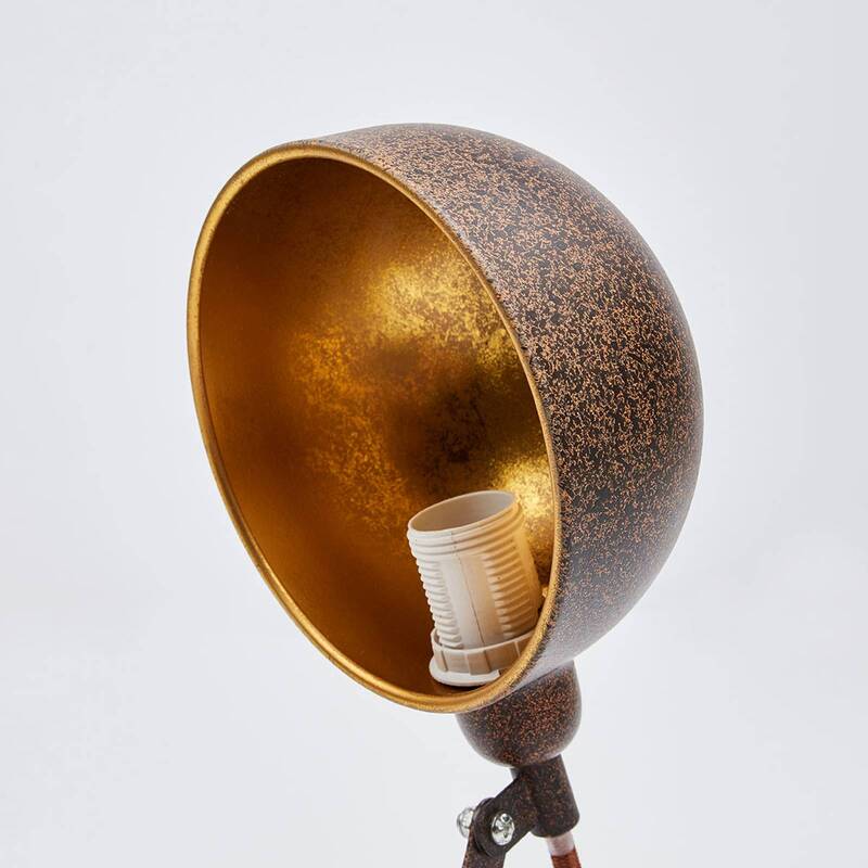 Lindby Scherenarm-Wandleuchte Curtis Wandleuchte Lampe Leselampe E27 rostfarben - 4251096551112