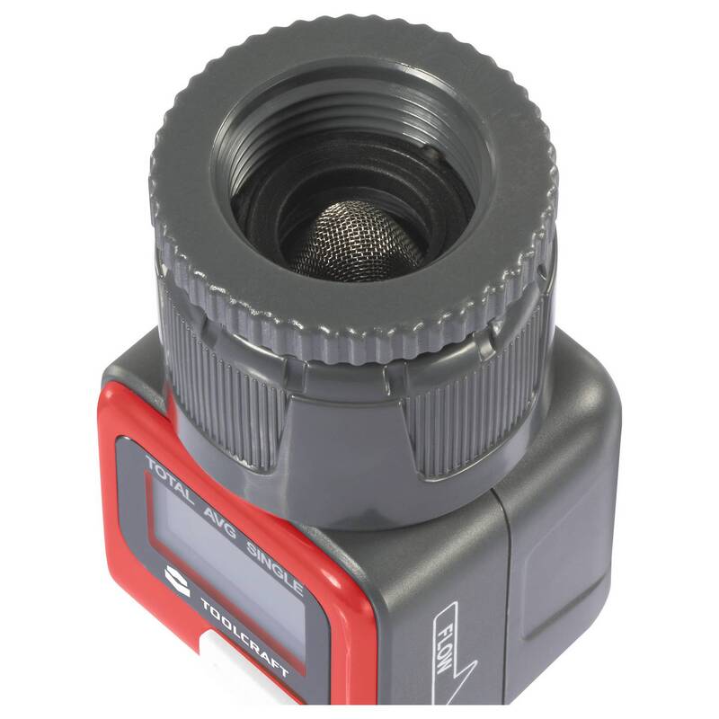 Toolcraft Wasserzähler G1" batteriebetrieben Echtzeitdurchflussverbrauch 3V - 4064161397665